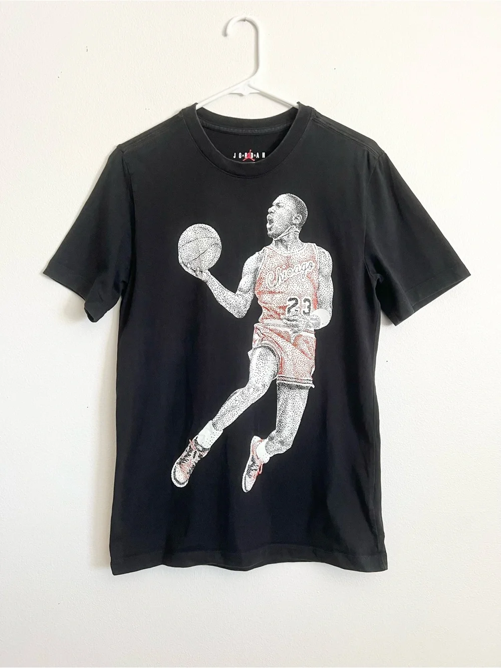 Michael Jordan Dot Graphic Basketball T-shirt Men’s S Streetwear Chicago Goat 23